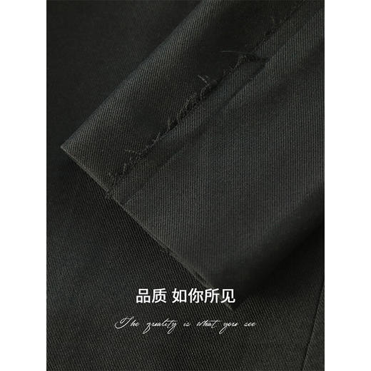COCOBELLA设计感开叉袖口毛边西装女商务休闲西服外套SI3020 商品图4
