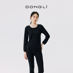 东黎 • 丝绒女士秋冬圆领舒适保暖内衣 4631