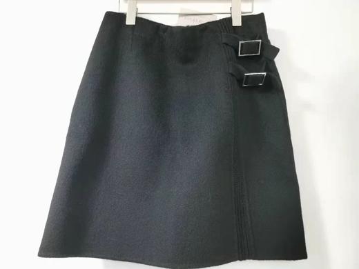 水波纹羊绒呢包臀裙    SJF18W158A 商品图2