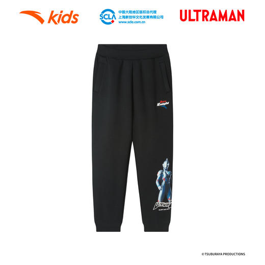 【奥特曼】安踏儿童骑行系列男小童针织运动长裤352449706 商品图2