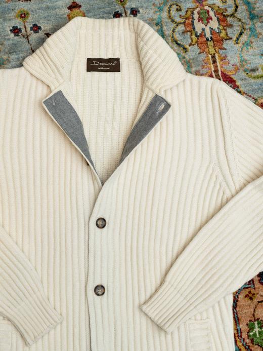 Doriani Cashmere 白色羊毛夹克 商品图1