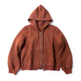 时尚休闲肌理感 连帽卫衣女秋冬廓形感