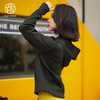 跃牌【瑜堂系列】秋冬加绒连帽外套女宽松加绒加厚时尚口袋瑜伽外套JYMW125 商品缩略图2