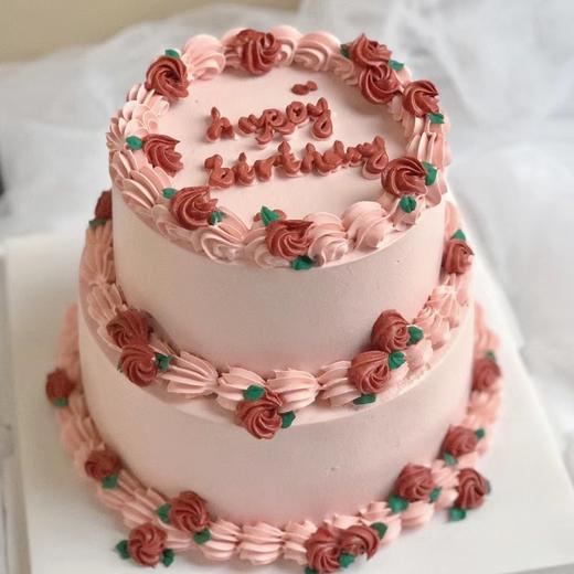 【创意复古花边双层定制款】 商品图0