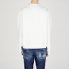DSQUARED2 女士徽标贴花棉质圆领卫衣 白色 S80GU0107 D25007 100 商品缩略图1