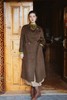 绽放旅行女装803朵/*绵羊毛慵懒垂感大翻领中长款毛呢大衣 商品缩略图5
