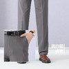 春秋季轻奢西裤 冰丝速干弹力爸爸裤子夏季薄款高腰长裤子直筒宽松中年男裤中老年 商品缩略图1