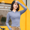 跃牌【瑜堂系列】春秋连帽瑜伽外套女修身显瘦防风跑步骑行运动健身外套JYMW043 商品缩略图6