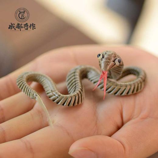 成都手作棕编工艺动物摆件 四川非遗技艺手工编织特色工艺品 商品图7