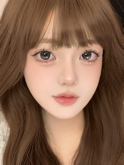 Ginomii半年抛 情绪黑咖/顽皮榛果 棕 14.2mm 含硅水凝胶 商品图5