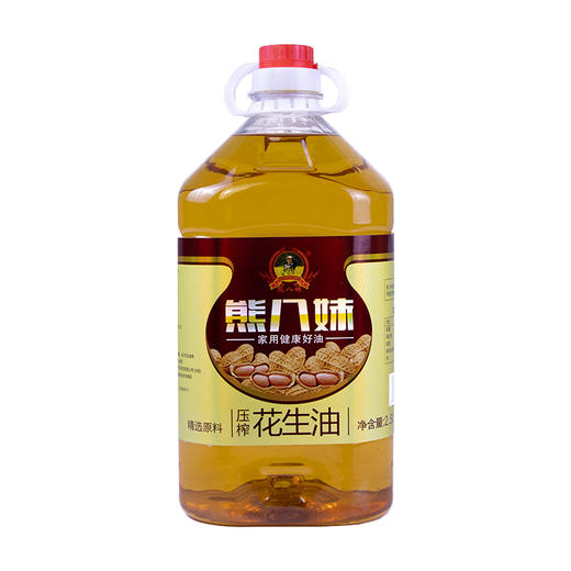 【熊八妹压榨花生油】2.5L  乡村风味 营养健康必备 商品图0