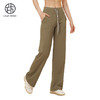 跃牌【瑜堂系列】宽松直筒阔腿裤抽绳高腰提臀健身休闲运动裤女JYJK008 商品缩略图5