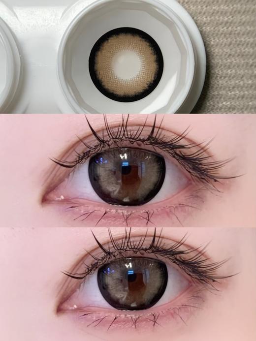 Kikicon旗下 ·月抛 酒心可可&乌云荔荔 14.5mm白狮参考着色大直径｜2片 商品图1