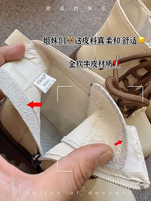 直发 【奥康正品】 软牛皮 儿童马丁靴 商品图6