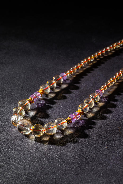 吉祥天地 黄水晶项链 送礼 礼品 送女友 商品图2