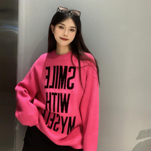 ZB1圆领大LOGO毛织中上衣40827 秋季 944010280321 商品图3