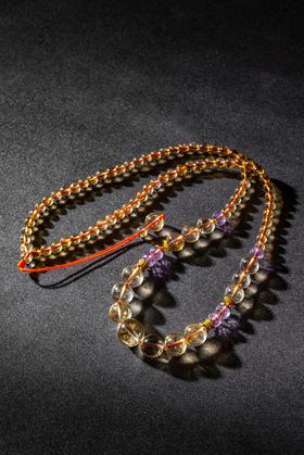 吉祥天地 黄水晶项链 送礼 礼品 送女友