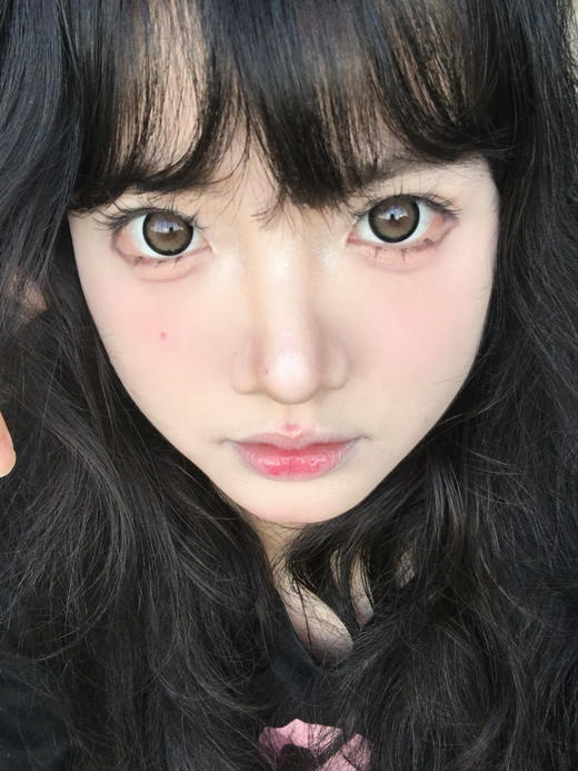 Kikicon旗下 ·月抛 酒心可可&乌云荔荔 14.5mm白狮参考着色大直径｜2片 商品图4