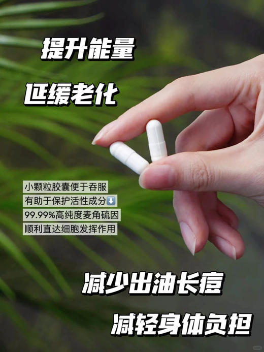 MixPower麦角硫因口服胶囊年轻态麦角硫因纯片原装进口高纯度 商品图5