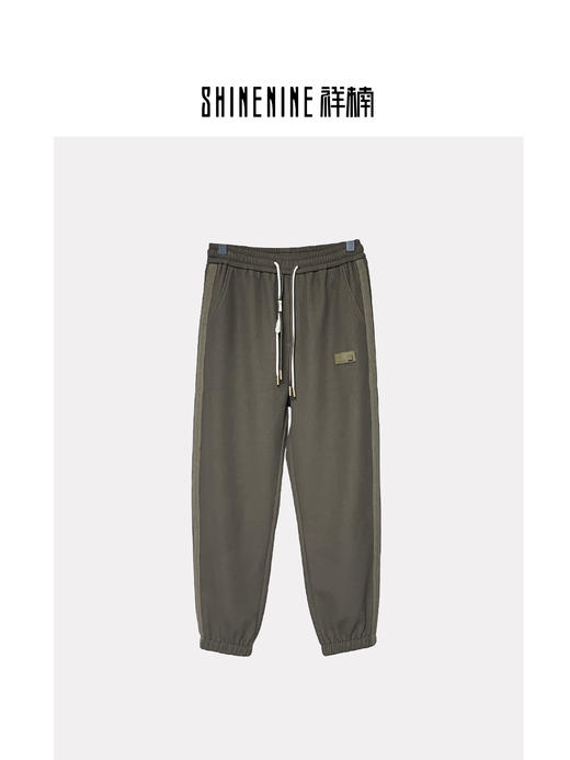 339736182束脚针织裤 商品图0