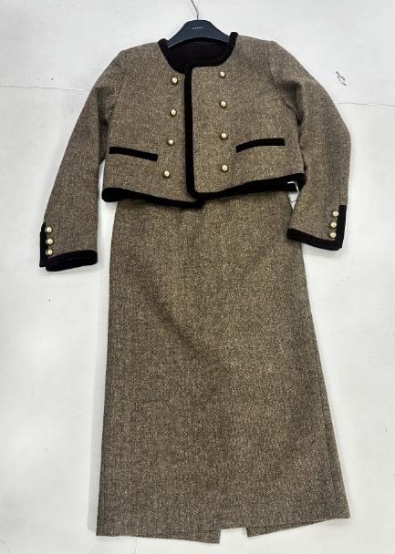 【门店同款】冬季 自由意志排扣小香套装裙 商品图0