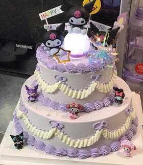 【新款库洛米创意场景装饰蛋糕019款】