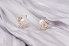 「浪」Akoya珍珠14k金耳钉 商品缩略图1