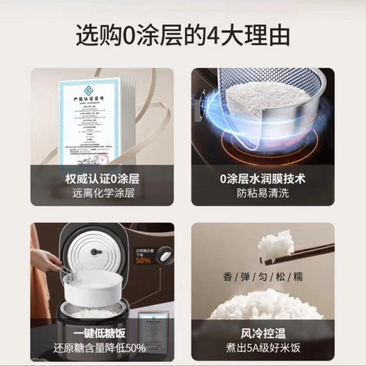 九阳0涂层电饭煲40N3K 商品图2