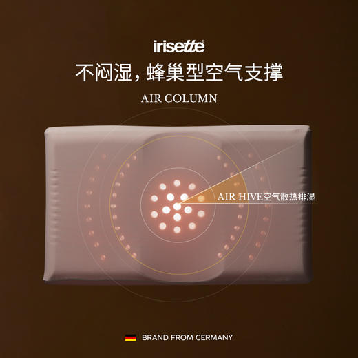 品牌直发 irisette 双层侧睡枕 分区蝶翼枕 商品图3