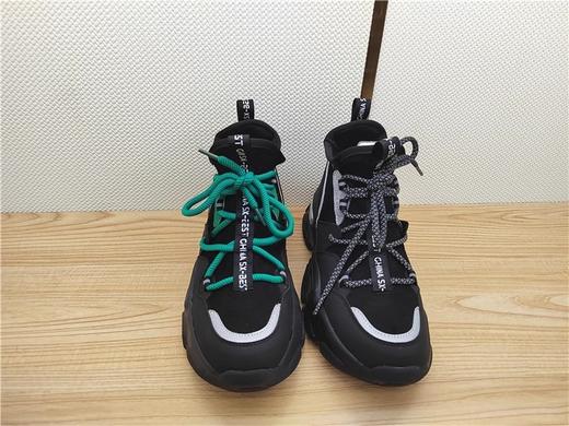 豪行秋冬新款22351732时尚运动休闲中跟女鞋单鞋 商品图0