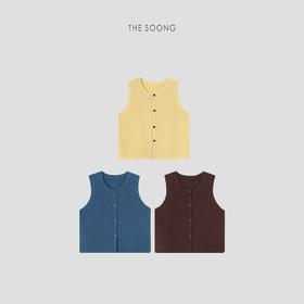 THESOONG"从容随性"山羊戎180克12针肤感螺纹圆领上衣HZMY5195