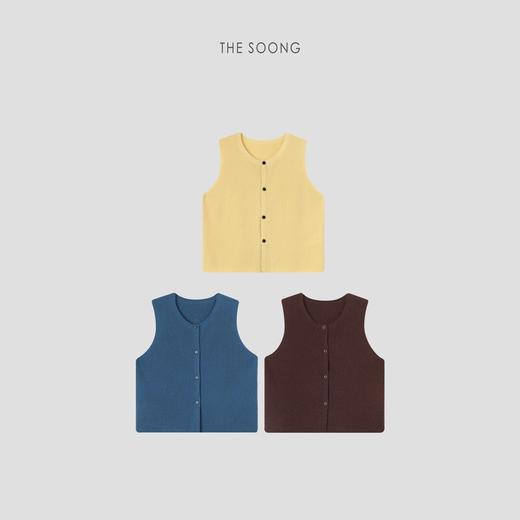 THESOONG"从容随性"山羊戎180克12针肤感螺纹圆领上衣HZMY5195 商品图0