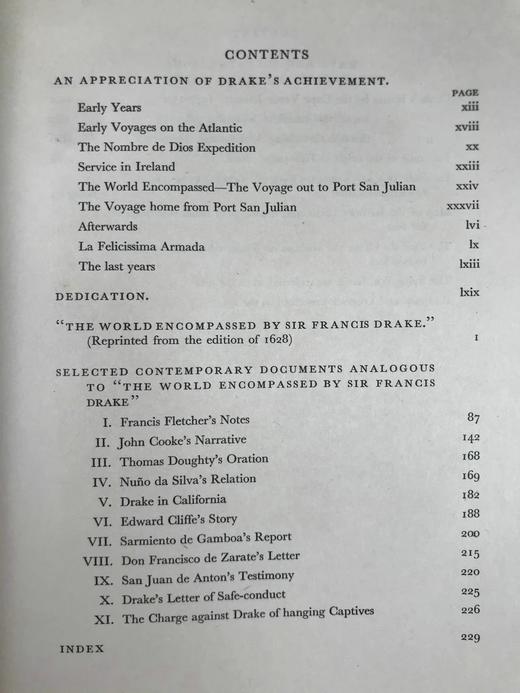 限量版毛边本！有编号！1926年 弗朗西斯·德雷克船长航海记 配插图与地图 漆布精装16开 商品图4