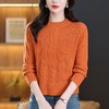 CC-101-689131小个子毛衣秋冬季新款圆领打底针织衫高腰短款厚款上衣 商品缩略图2