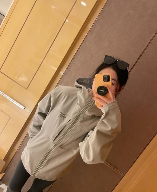 N厂ARCTERYX始祖鸟GAMMAMHOODY纯色保暖软壳连帽透气冲锋衣（MG） 商品图12