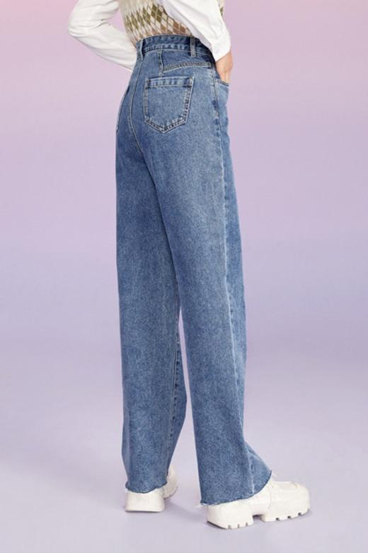 LED'IN 靛蓝色直筒牛仔裤 10430 商品图2