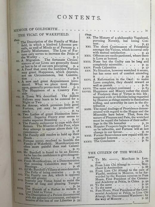 1871年 戈德史密斯杂文集 全真皮精装36开 商品图3