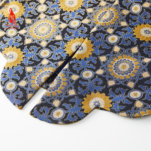 SAINTJOY/上久楷 女式宋锦马甲 中式上衣 中国风 复古 大小团花纹花卉锦 CY1044207009 商品图8