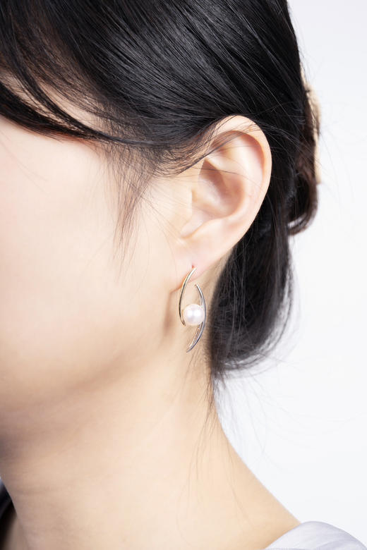 「眼」 Akoya珍珠14k金耳坠 商品图2