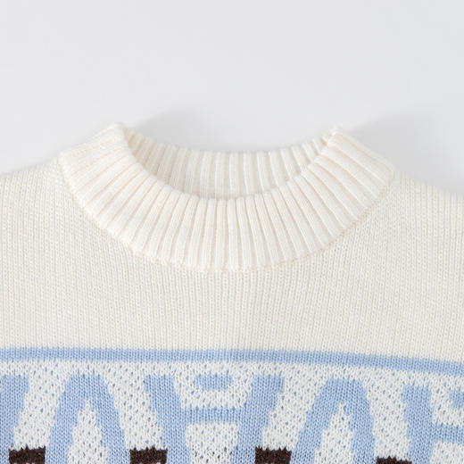 男女童潮趣提花保暖毛衣冬季新款安奈儿童装实体店同款AM444653 商品图4