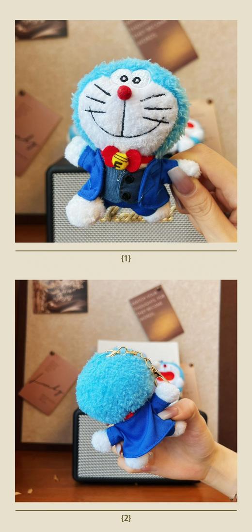 太可爱啦！香港限定 官网秒售罄 多啦A梦90周年限定 包挂钥匙扣小摆件 商品图4