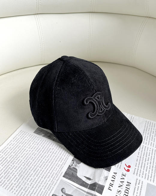 现货 THS 10.21-无 塞林 凯旋门贴布logo棒球帽 灯芯绒材质太阳帽棒球帽 4色 CN186 商品图5