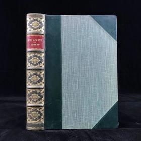 特装本！1923年 康拉德《机缘》 真皮精装大32开