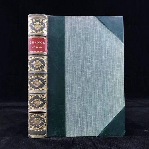 特装本！1923年 康拉德《机缘》 真皮精装大32开 商品图0