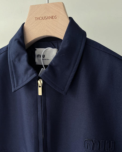 现货 THS 10.21-限时 缪家 情侣款 贴布logo工装元素 垂坠有筋骨拉链外套 QF080 商品图8