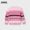 男女童潮趣提花保暖毛衣冬季新款安奈儿童装实体店同款AM444653 商品缩略图1