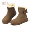 信诺羊毛雪地靴2024冬季新款女鞋加绒加厚保暖短靴厚底妈妈鞋棉鞋 商品缩略图2