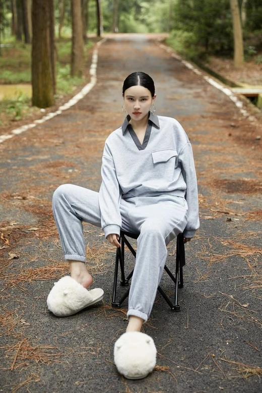 LNNNS 深浅灰运动休闲套装 17326 商品图1