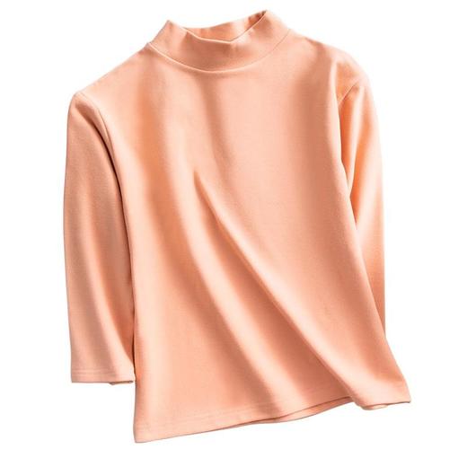 [限时特惠49.9元拍二件]A类品 质秋冬新款5色儿童亲子打底衫加绒 双面保暖半高领儿童上衣内搭中大童长袖T恤儿童上衣内搭秋衣 商品图4