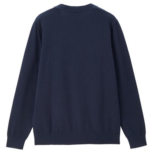 佐丹奴男装精梳纯棉毛织V领开胸针织衫13054668 商品图7